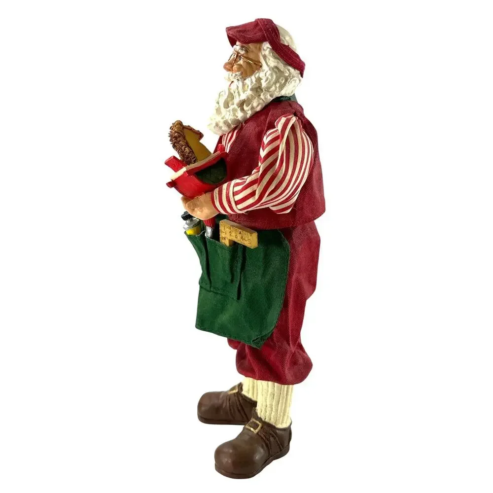 Possible Dreams Clothtiques Painter Santa “His Favorite Color” 10” Christmas